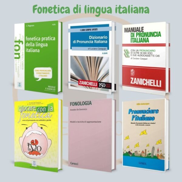 Pack Fonetica di lingua italiana (Material digital)
