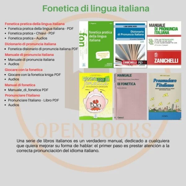 Pack Fonetica di lingua italiana (Material digital) - Imagem 2