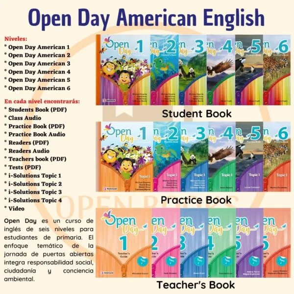 Pack Open Day American English (Material digital) - Imagem 2