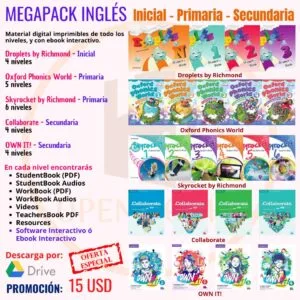 MegaPack Inglés Americano (Inicial - Secundaria